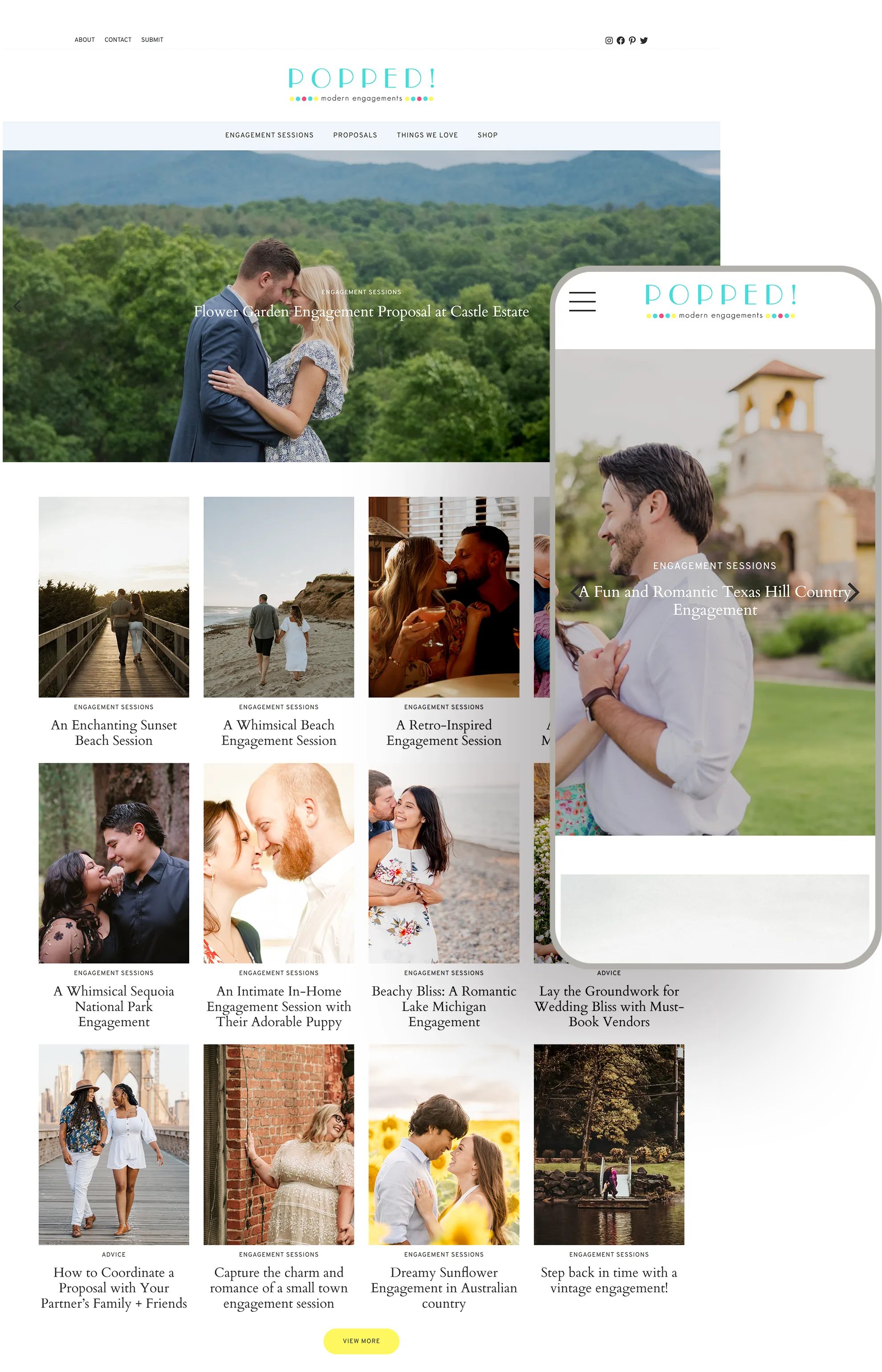 Popped blog built by Celebrate Creative