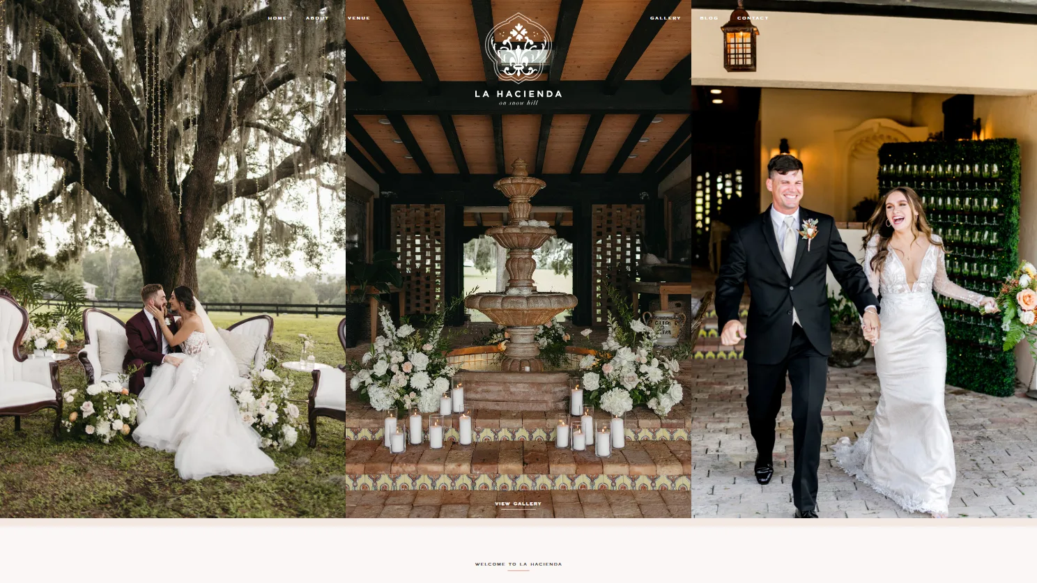 La Haciend on Snow Hill homepage designed by Celebrate Creative jpg