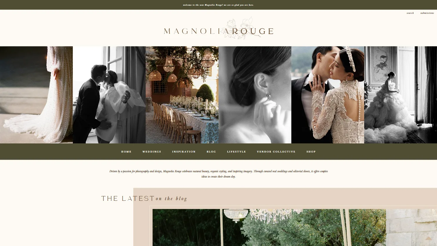 Magnolia Rouge homepage built by Celebrate Creative jpg