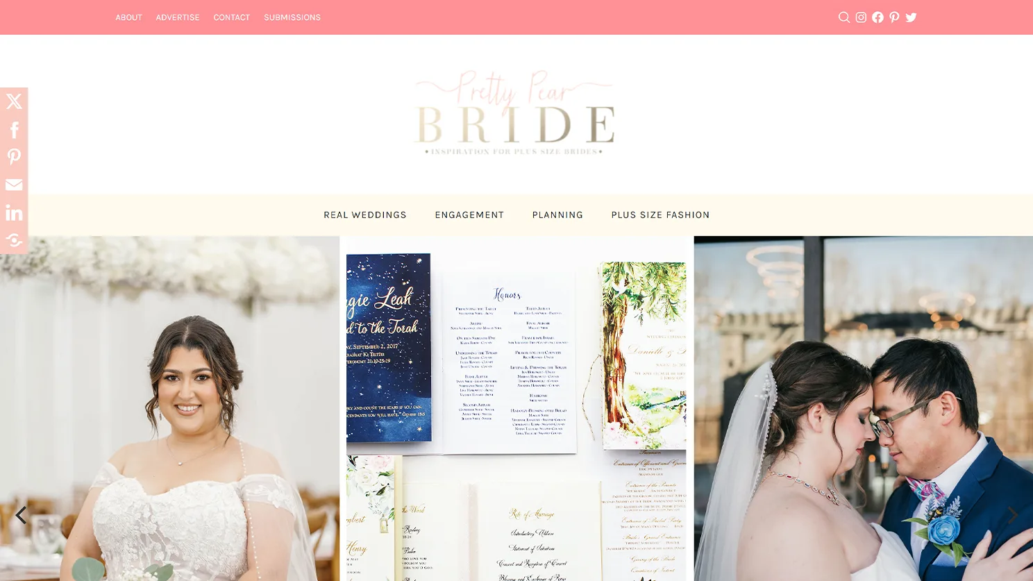 Pretty Pear Bride wedding blog developed by Celebrate Creative jpg