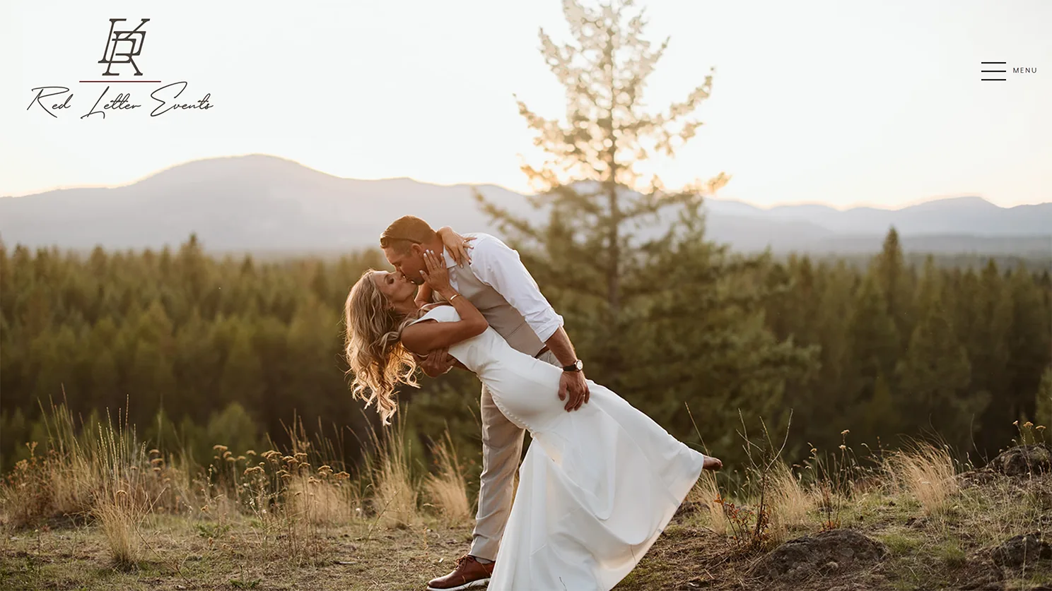 Wedding and Event planner Red Letter Events built by Celebrate Creative jpg