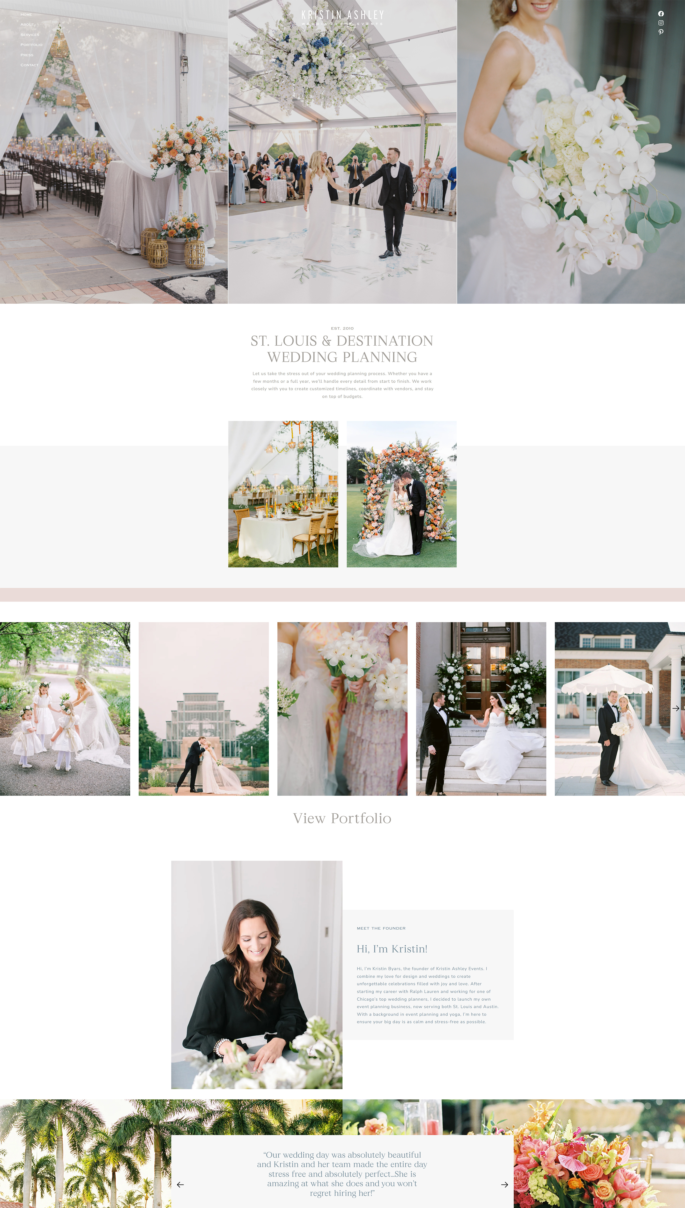 Kristen Ashley Homepage After Redesign by Celebrate Creative