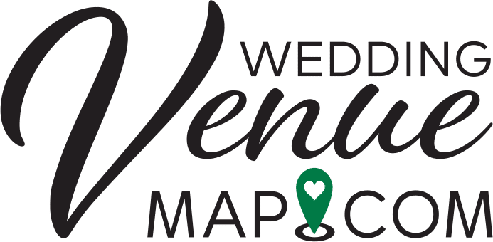 Wedding Venue Map Logo Black