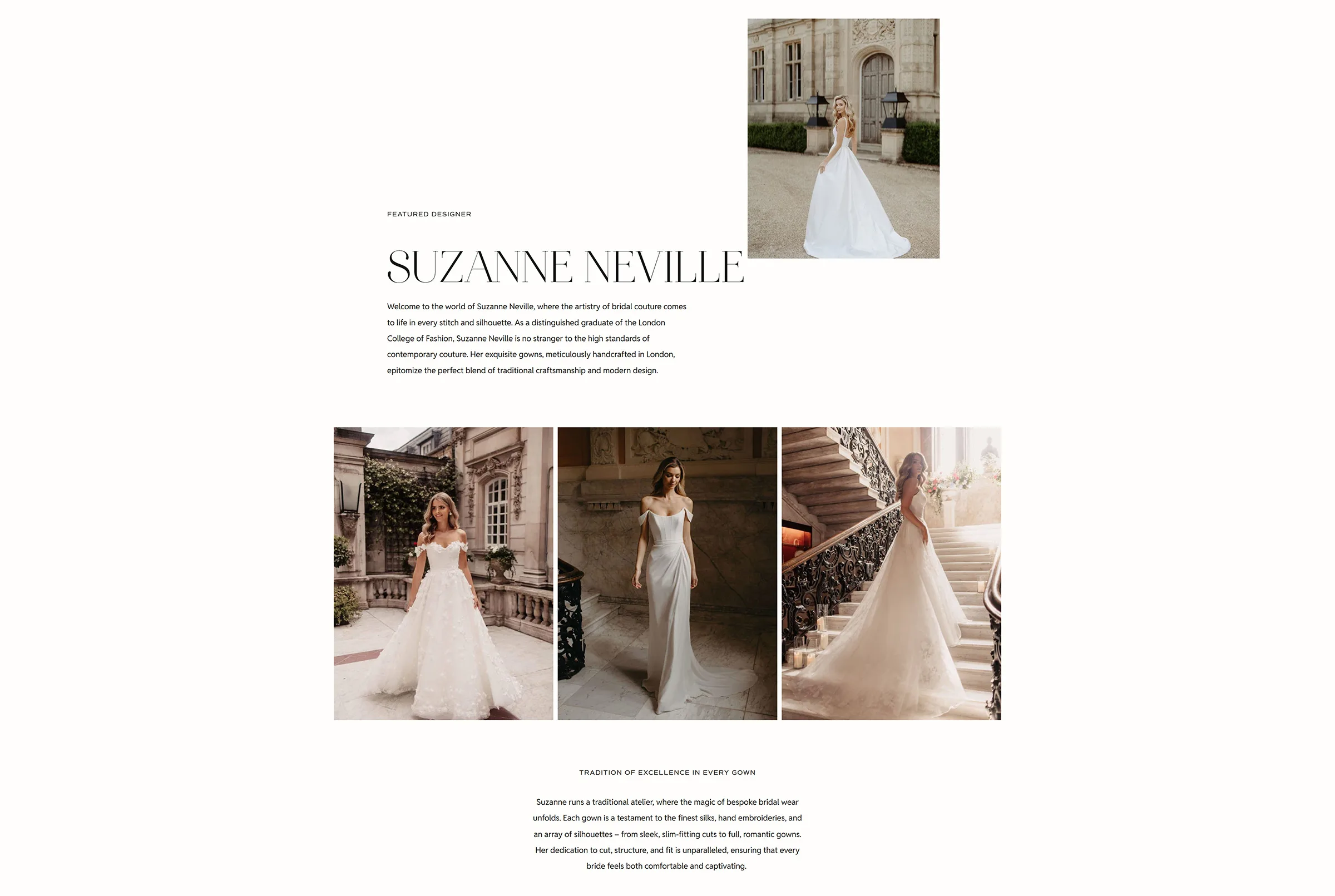 Website Features Your Dream Bridal Bridal Designer