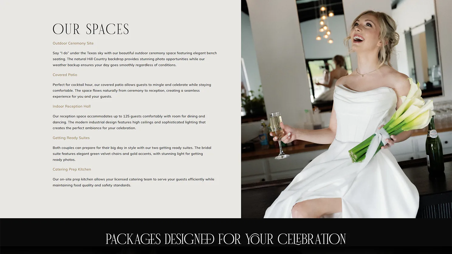 The Foxwood Venue - Built by Celebrate Creative --bride-laughing